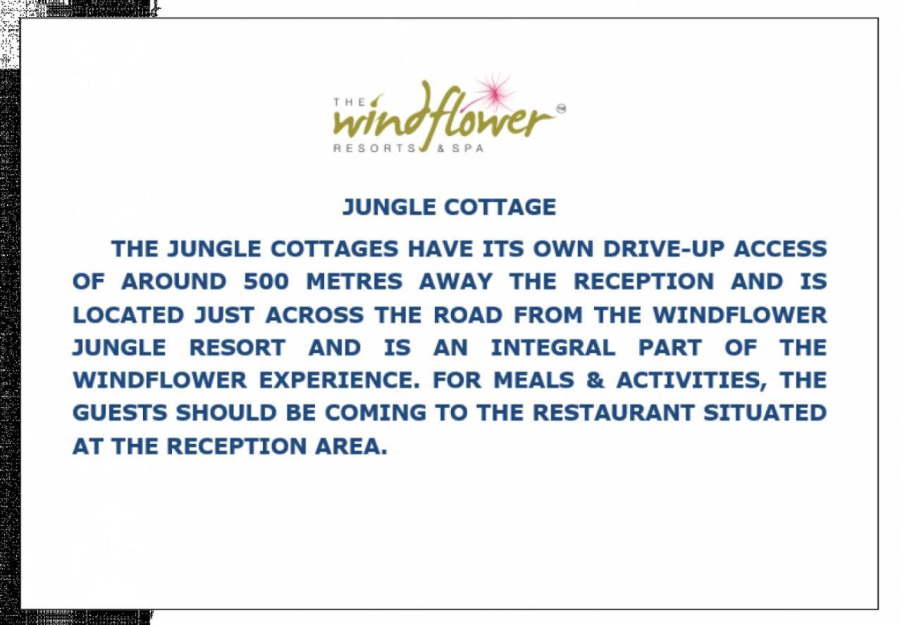 The Windflower Jungle Resort & Spa, Bandipūr Exterior foto